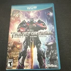 Transformers Rise of the Dark Spark Nintendo Wii U 2014 Complete CIB - USED