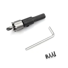 15mm HSS Metal Holesaw Stainless Steel Drill Bit Hole Saw Cutter Reaming J