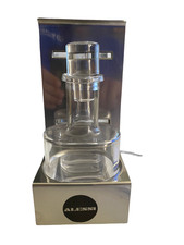 Oliera acetiera  design vetro e acciaio Inox Alessi