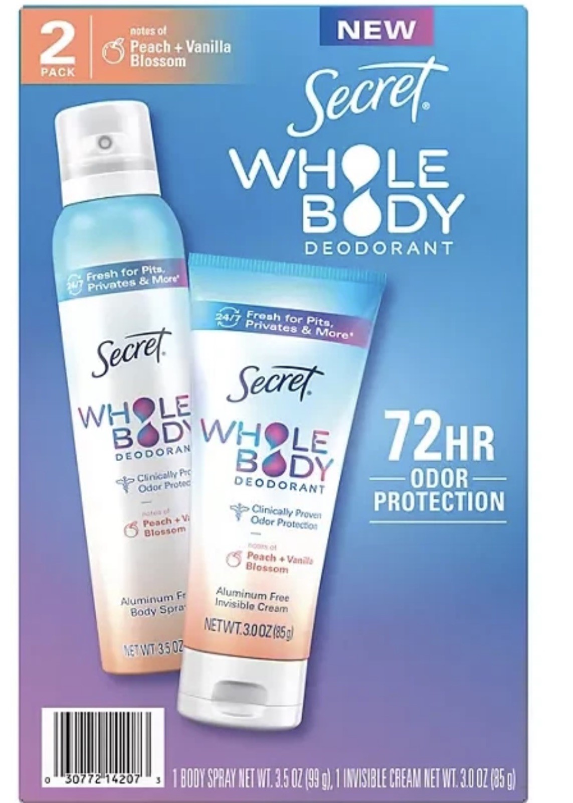 3.5 Oz And Cream 3.0 Oz Peach & Vanilla Scent