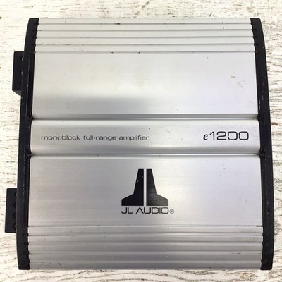 JL Audio e1200 Monoblock Full-Range Mono Channel Car Audio Power Amplifier