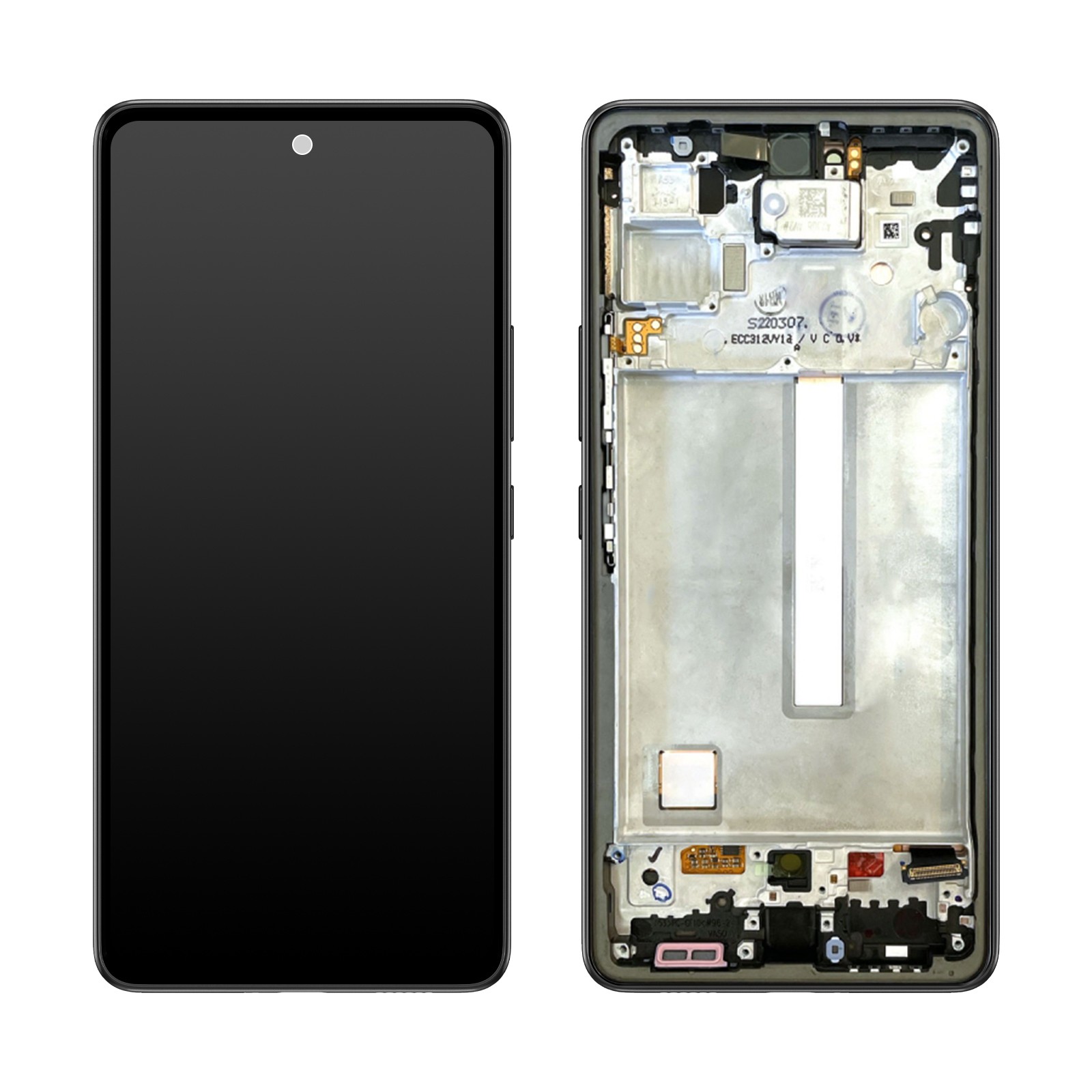 Écran Tactile Galaxy A53 5G Original Noir au Bloc Complet pour un Affichage Fluide Restauré