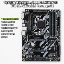 Gigabyte Technology GA-Z370 HD3 Motherboard 1151 ddr4 ATX usb3.1 4 memory slot