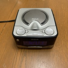 RCA RP4801A AM/FM Dual Wake Alarm Clock W/ CD Player