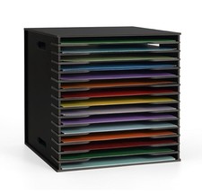 Scrapbook 120 Pens  Paper Organizers 12x12 15 Slots File Sorter Storage