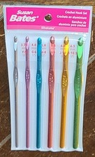 Susan Bates Silvalume Crochet Hooks 3.75mm, 4mm, 5mm, 5.5mm, 6mm, 6.5mm - 12196