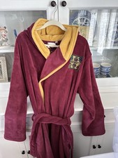 Harry Potter Hogwarts Robe Adult L/Xl Black Gold