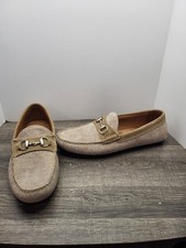 Allen Edmonds Sebastian Bit Driving Loafers Shoe Mens Size 12 D Bone New