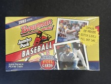 1993 Bowman Baseball 20ct Jumbo Box Factory Sealed Derek Jeter HOF RC Year