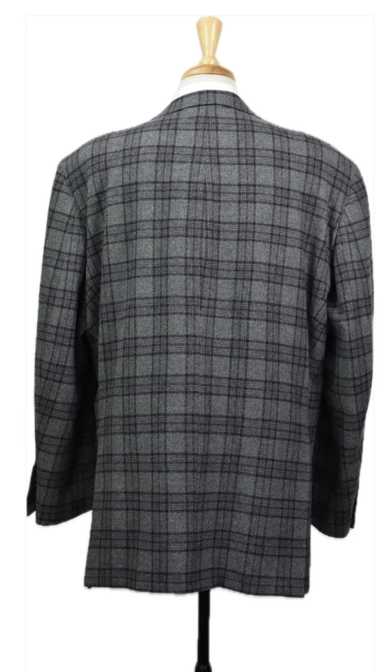 Oxxford Clothes Men's Fleece Wool Sport Coat Blazer Jacket 54 L MINT $$$$$ - Image 2 of 4