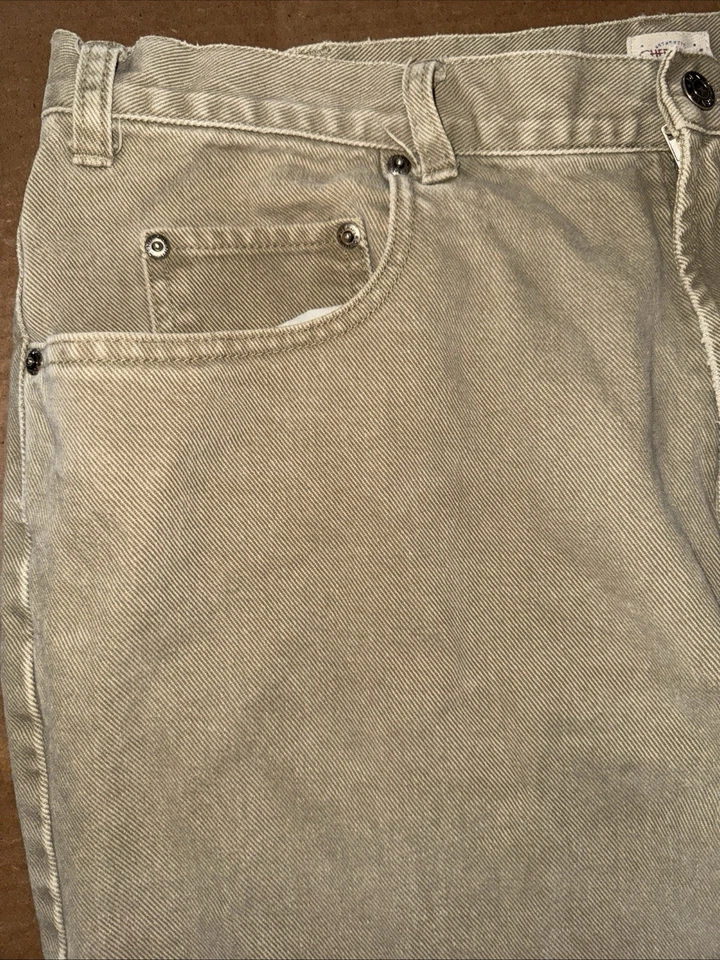 Pantalones de mezclilla para hombre Cherokee de algodón tostado con pierna cónica talla 40x29 Foto 4 de 4