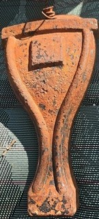 Cast Iron Vintage Wood/Coal Stove Leg Feet or Repurpose