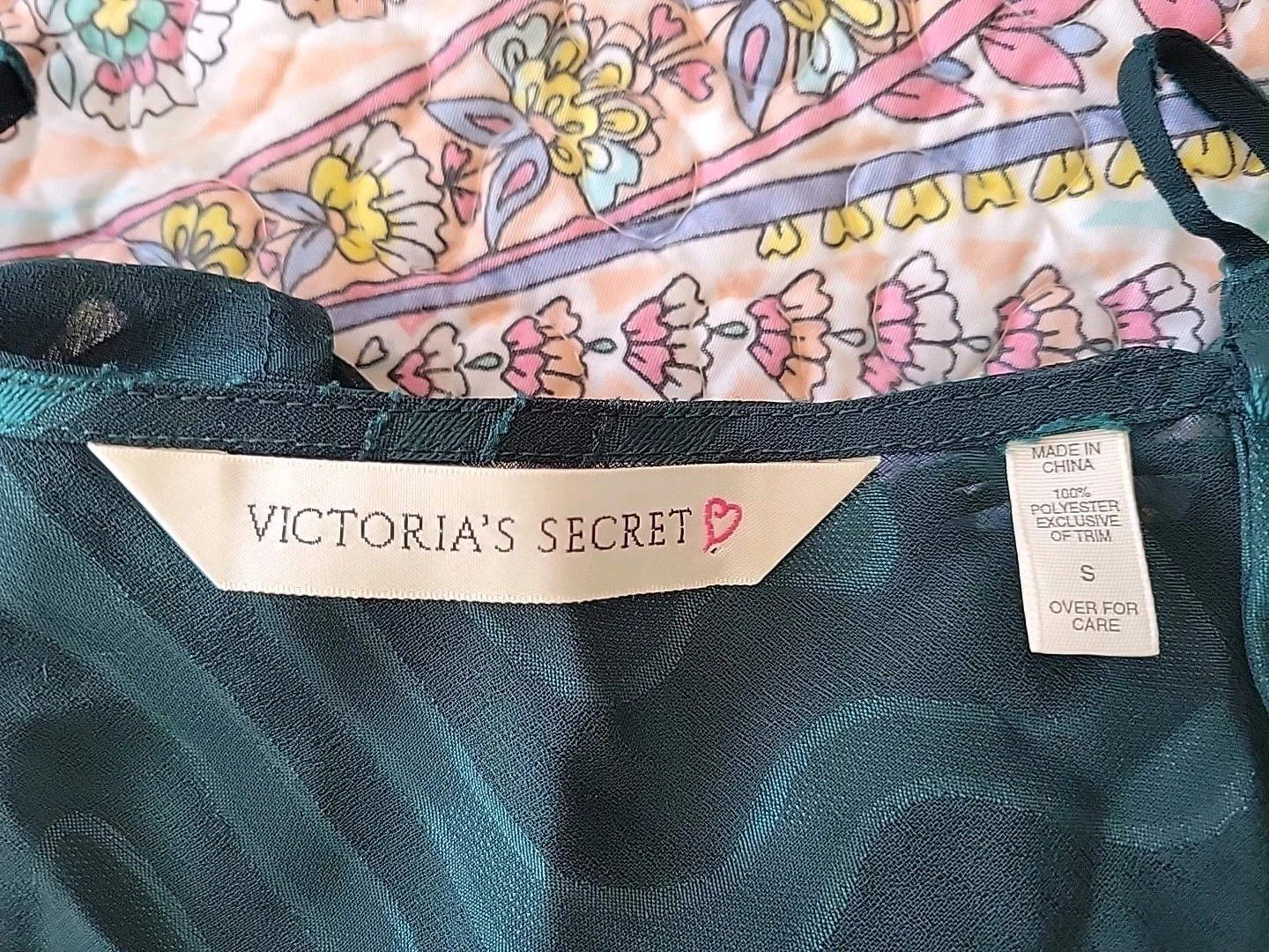 UNDERCOVER Maxi abito slip vintage Victoria Secret taglia S verde pizzo trasparente Y2K spaghetti strap