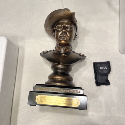 Colonel Theodore Roosevelt, 2008 friends of NRA statue  Sponsor #4509  New