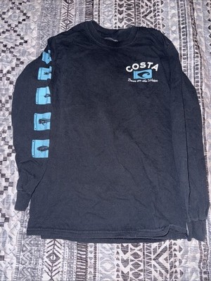 Costa Long Sleeve Shirt Men s Small Black