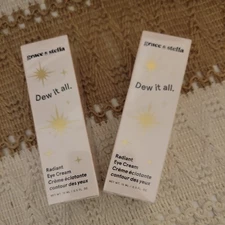 2-Grace & Stella Caffeine Dew It All Radiant Eye Cream 15ML Full Size NIB SEALED