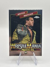 Brutus Beefcake 2026 Topps Chrome WWE #WMR-10 Wrestlemania Insert Trading Card
