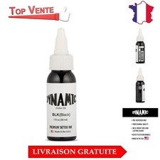 Encre de Tatouage Noir Dynamic Color Co - Longue Durée & Stérilisée 29,5ml