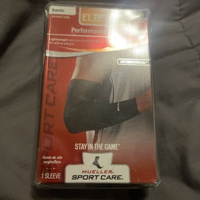 MUELLER SPORT CARE Elbow Performance Basic Arm Sleeve Single One Size - Black