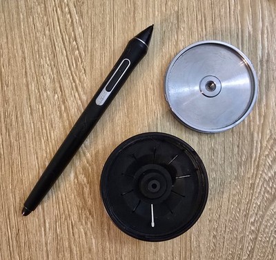 Excellent Condition Wacom Pro Pen 2, Model KP504E, Stand And Replacement Nibs