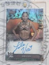 Lola Vice 2025 Topps Chrome WWE x Cactus Jack Autograph NXT