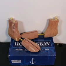READ - HOUNDSBAY Cedar Boot Trees 1 Pair - Mens Large 9.5-11 US - READ