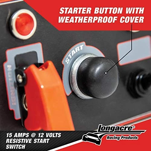 Longacre 44869 Arranque Abatible / Panel de Encendido con 4 Acc y Luces Piloto Foto 3 de 4