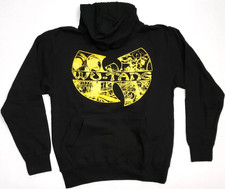 Wu Tang Clan Hoodie Sweatshirt Sweater Hoody Men's MEDIUM Black New