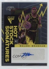 2022-23 Panini Flux Hot Stock Signatures Malaki Branham #HSS-MBH Auto 1o2