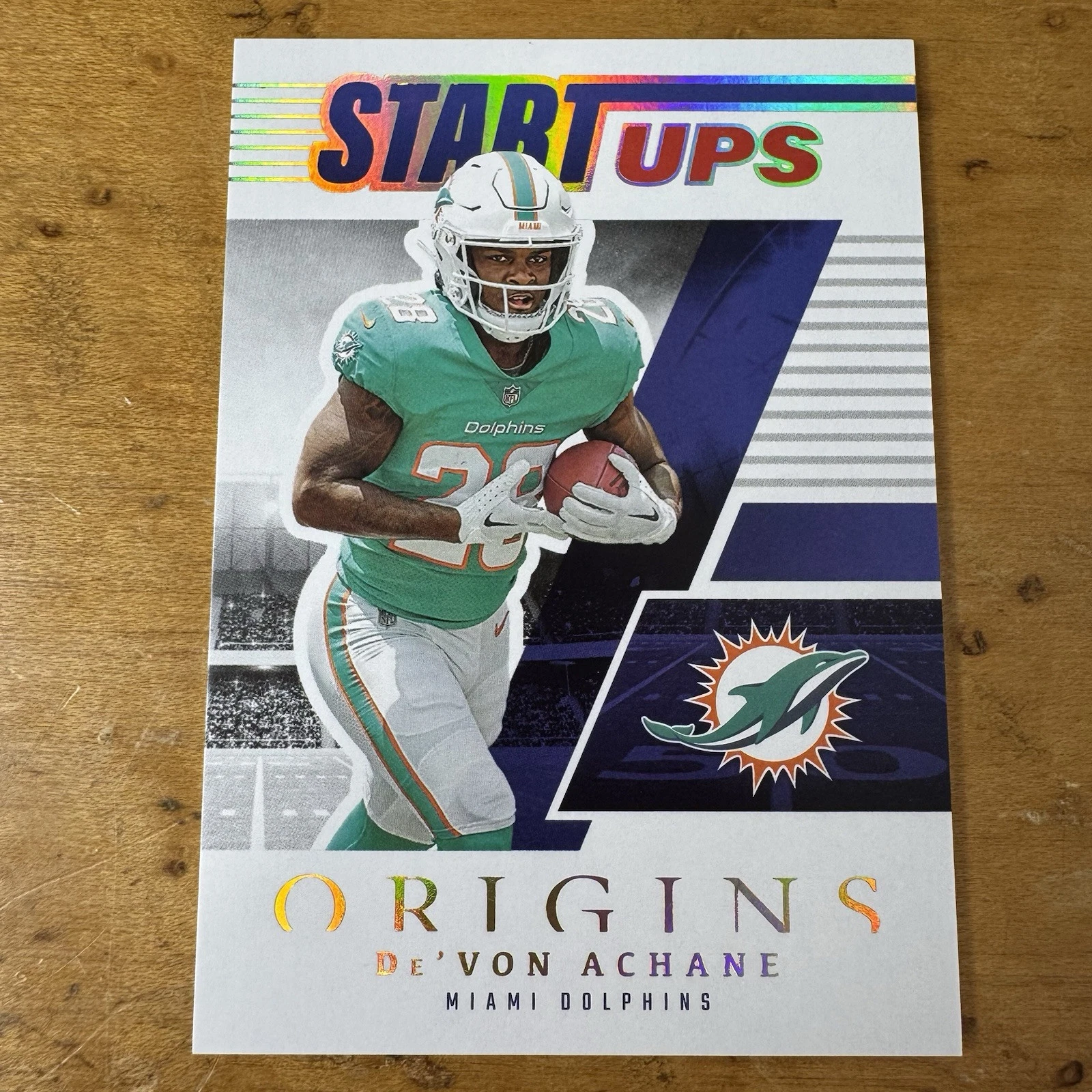 De'Von Achane Panini Origins Start-Ups #SU15 Base