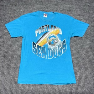 Vintage 1995 Portland Sea Dogs T-Shirt Large Minor-League Baseball RARE MENS