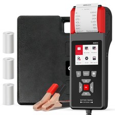 Car Battery Tester with Printer, 6V 12V 24V Car Code Reader