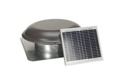 Solar Powered Attic Air Vent 800 CFM 10-Watt Exhaust Roof Mount Attic Ventilator