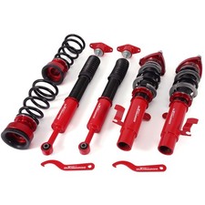 Gewindefahrwerk Sportfahrwerk Rot for Volvo C30/S40/V50 2004-2013 Verstellbar