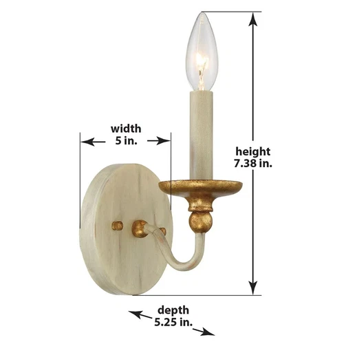 Minka Lavery - Westchester County - 1 Light Wall Sconce - 7.38 inches tall by 5 - Picture 2 of 2