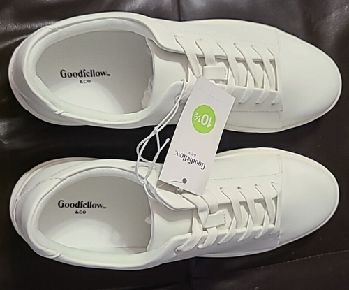GOODFELLOW & CO SNEAKERS STRINGATE UOMO 10 1/2 KINGSTON BIANCHE UNISEX CASAUL - Foto 5 di 15