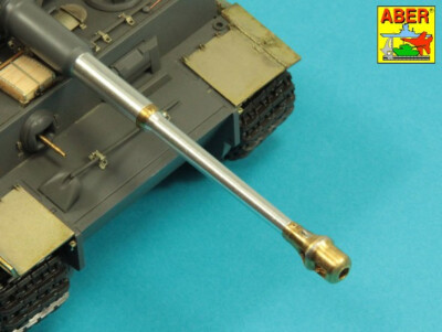 8,8cm KwK 36 L/56 PZ.KPFW VI AUSF.E/H TIGER EARLY METAL BARREL #35L026 1/35 ABER