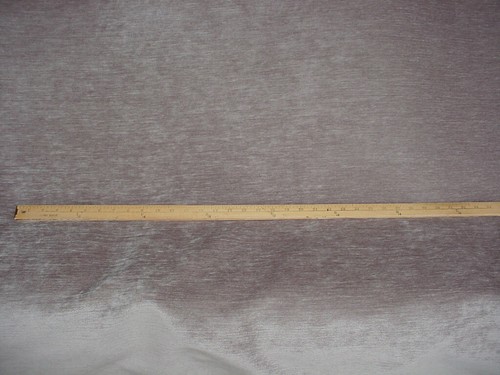 2-7/8Y Osborne & Little F7220 Halton Pale Stone Grey Chenille Upholstery Fabric - Picture 2 of 4