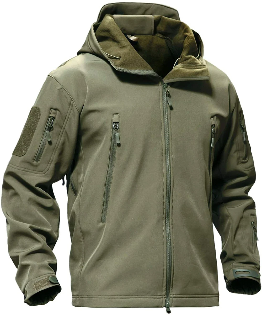 Tacvasen men's special ops military tactical soft shell jacket best sale coat