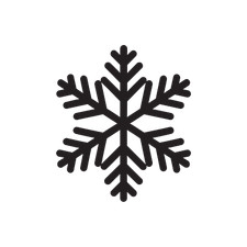 Snowflake 5, winter, snow, vinyl decal, craft, sticker, holiday, snowman, cold