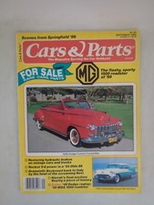 1948 DODGE CUSTOM CONVERTIBLE - CAR & PARTS MAGAZINE, SEPTEMBER 1986 VTG.