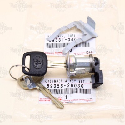 New Genuine OEM Toyota 2000-03 TUNDRA Fuel Door Lock Cylinder w