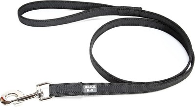 Julius-K9 Color and Gray Super-grip leash with handle, 20 mm x 2 m, black-gray