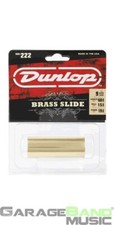 Dunlop 222 Brass Guitar Slide - Medium Brass Slide, Med Wall, M