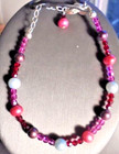 Emily Rays (Signed) Red Seed Beads & Multi-faceted Crystals Necklace,Bracelet, + — photo 2