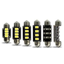 2 x 272 (36mm) Festoon 4* SMD 5630 Canbus LED Bulbs