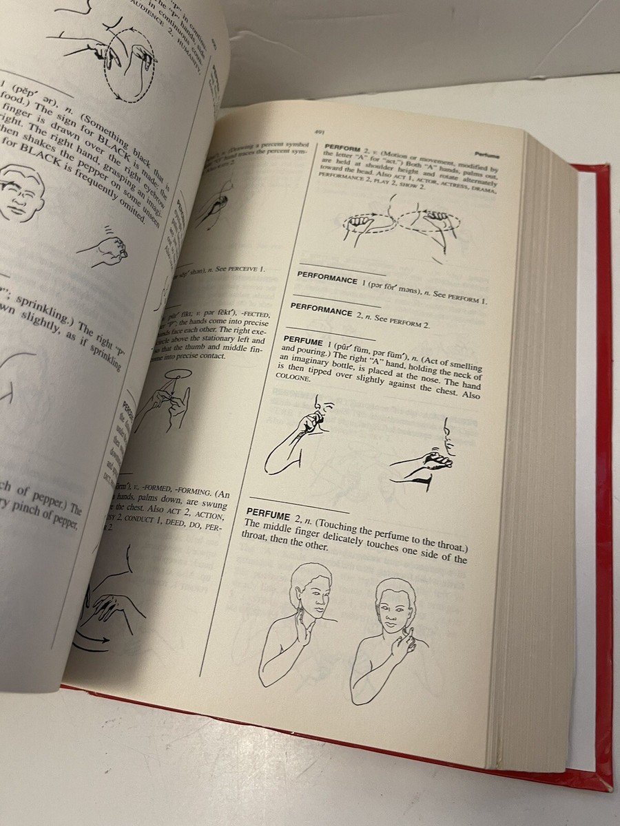 American⭐️SIGN LANGUAGE 辞書♡ American Sign Language Dictionary, Third Edition: Martin