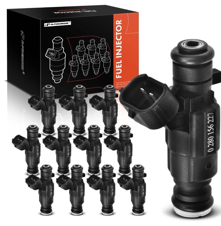 12pcs Flow Matched Fuel Injector for Bentley Continental 2003-2011 W12 6.0L DOHC