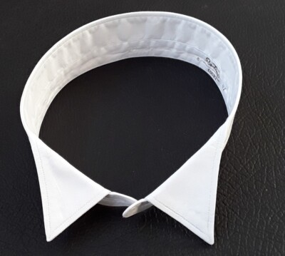 Men's Vintage Evening Stiff Shirt Wing Collar Victorian Edwardian