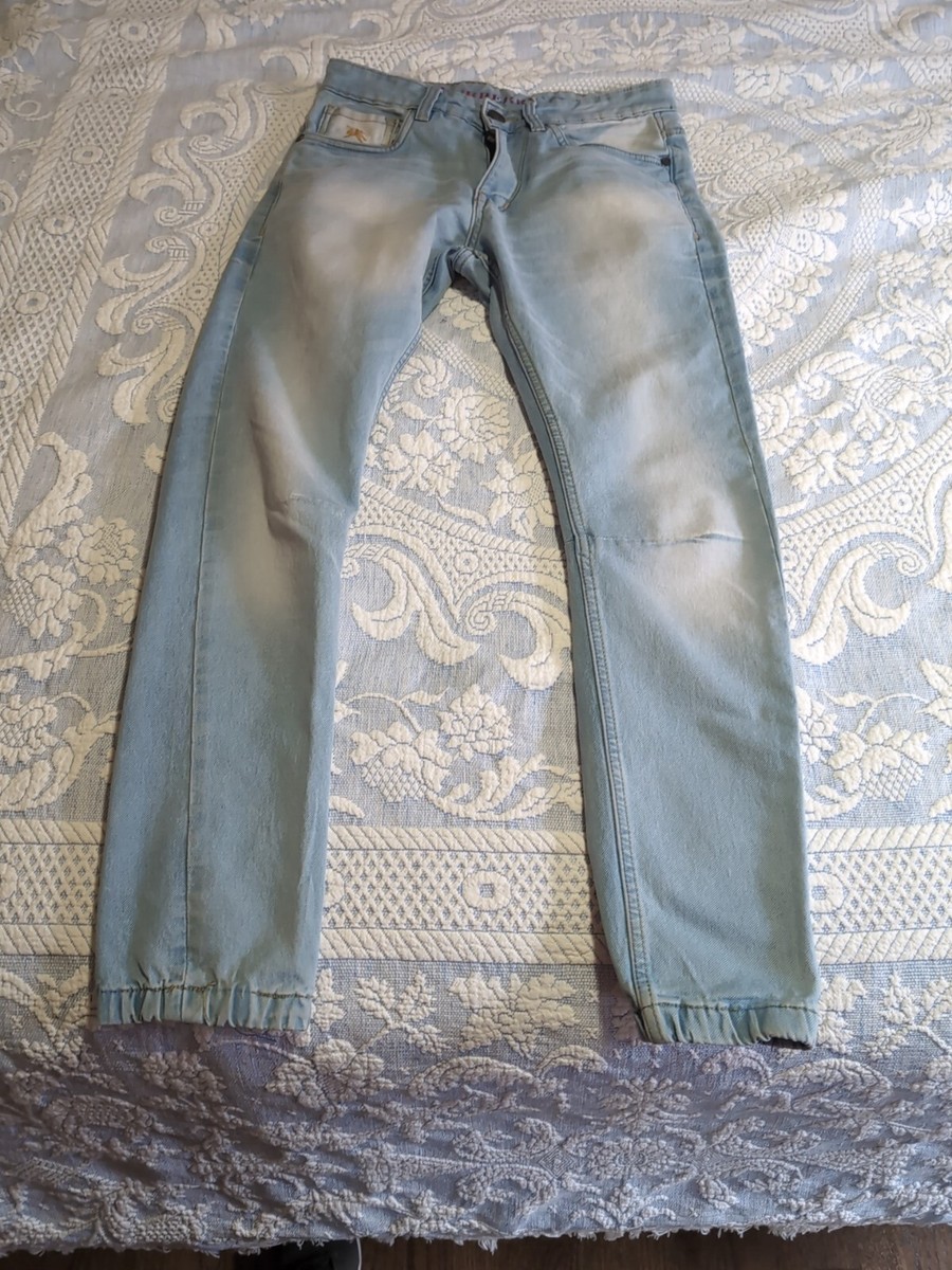 Burberry Brit Light Blue Jeans Lightweight 100% Cotton Size 30